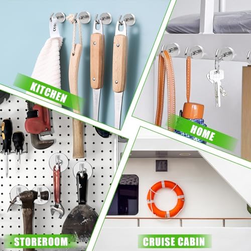 MIKEDE Magnetic Hooks Heavy Duty 50lbs Magnets - Image 5