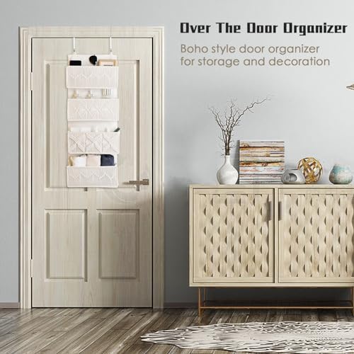 janebeauties Over the Door Organizer Macrame Boho Nursery Storage - Image 5
