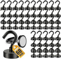DIYMAG Magnetic Hooks, 30lbs 60pcs Cruise Cabin Essentials Heavy Duty Black by DIYMAG