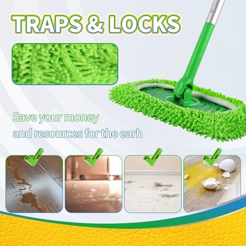 6 Pack Reusable Microfiber Mop Pads Compatible - Image 4