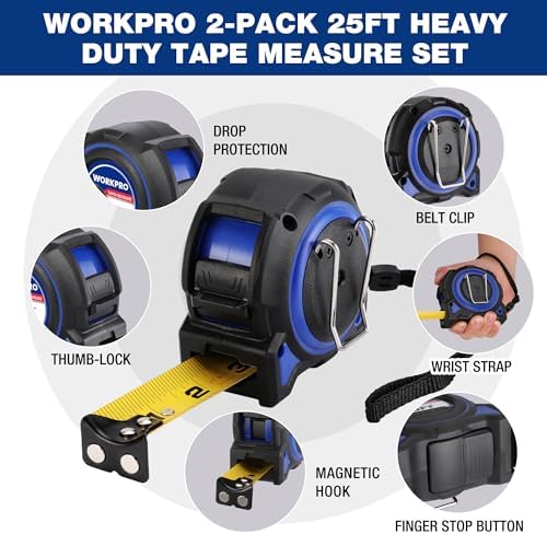 WORKPRO 16FT Tape Measure - Image 2