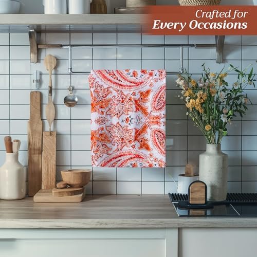 Maison d' Hermine Kitchen Towels Set of 3 Reusable 100% Cotton 27.50" x 20" - Image 5