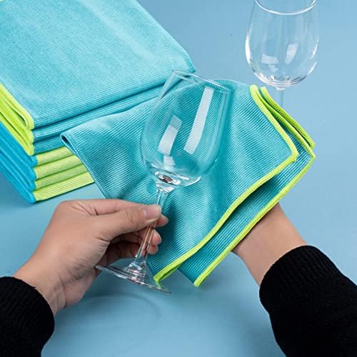 SCRUBIT Microfiber Cloths for Glass – Lint Free Window Cleaning Cloth for - Image 3