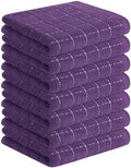 Homaxy 100% Cotton Terry Kitchen Towels, 7 Pack by Homaxy