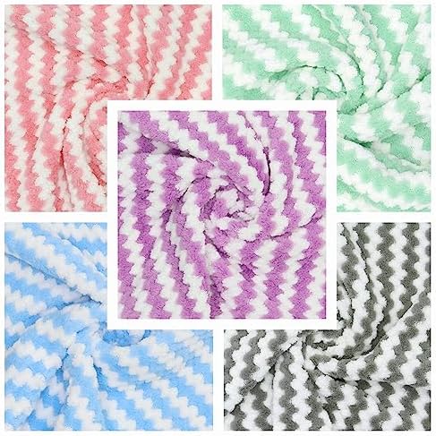 Microfiber Cleaning Cloth, 10 Pack Microfiber Rags, Mix Color - Image 4