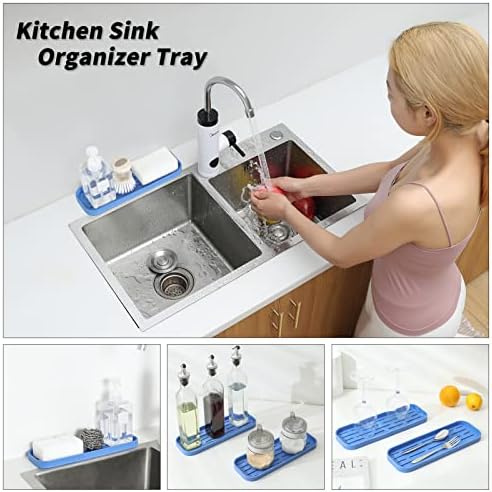 MicoYang Silicone Kitchen Sink Organizer Tray - Image 3