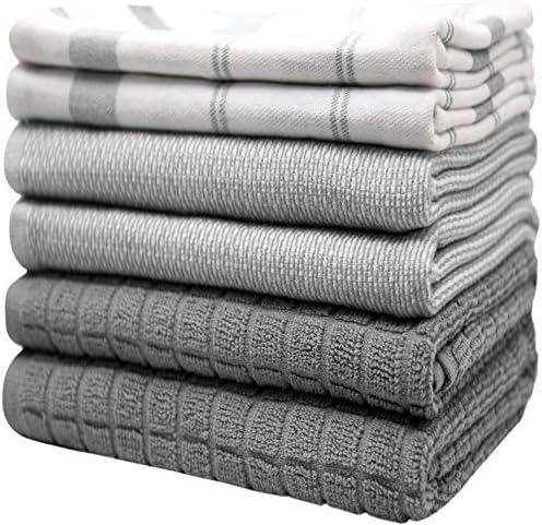 Premium Kitchen Towels 6 Pack 100% Cotton - Image 6