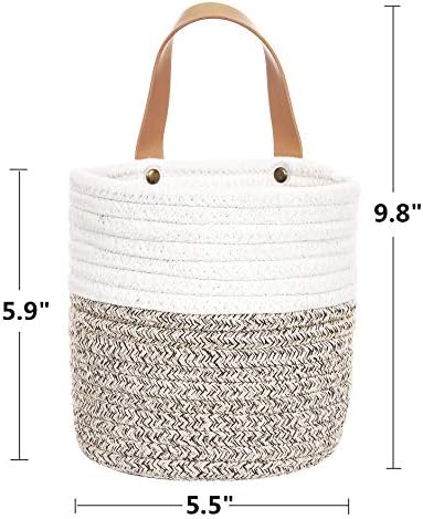 2 pcs Small Wall Hanging Basket, wall decor organizer - Image 2