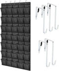 GORILLA GRIP Over the Door Shoe Organizer, 35 Large Pockets, Space Saving by Unknown