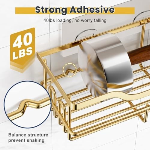 OMAIRA 3-Pack Shower Caddy - Image 4