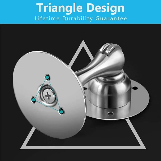 Doorstop Magnetic Door Stopper Door Catch Door Holder Stainless Steel | 1-Pack - Image 8