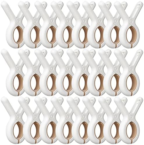 24 Pack Plastic Clothes Pins by Sunkaioo