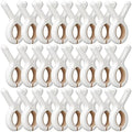 24 Pack Plastic Clothes Pins by Sunkaioo
