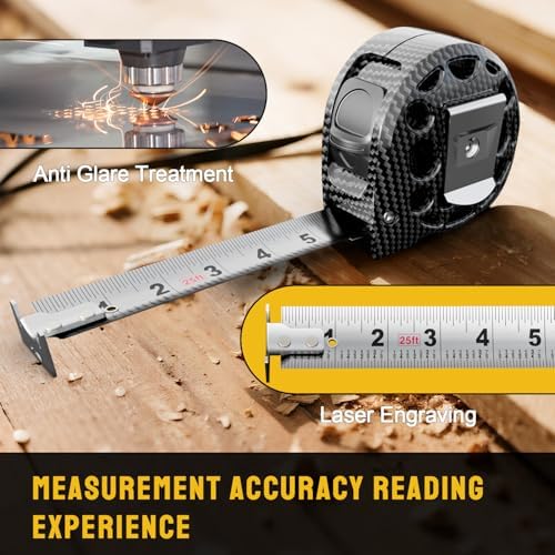 STEELITE Tape Measure 25'FT Stainless Steel Waterproof & Rustproof Retractable - Image 2