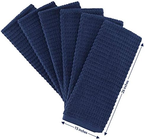 CRAFTSWORTH Kitchen Towels, 15 x 26 Inches, 400 GSM, 100% Ring Spun Cotton - Image 3