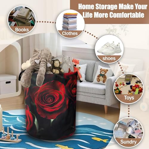 Laundry Hamper, Clothes Storage Bucket Toy Organizer - Image 3