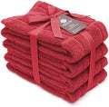100% Cotton Terry Dish Towels, 4 Pack Plain, 16 x26 Inches, Super Soft and by Ecotribe