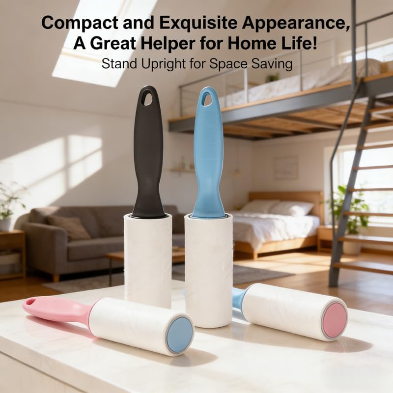 Lint Roller for Pet Hair, 3 Pack Sticky Rollers - Image 6