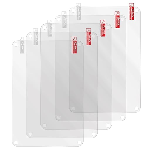 5PCS 10.1″ LCD Screen Protector Film - Scratch-Resistant High Light Transmittance Protective Films for Phrozen Sonic Mighty 12K/Mighty Revo