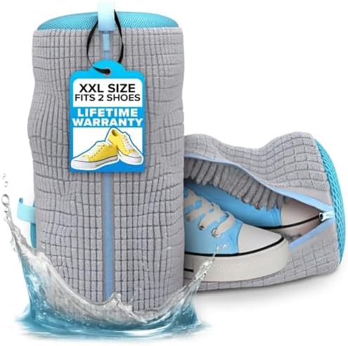 2 Pcs Reusable Shoe Washing Machine Bag, XXL by Lagarto