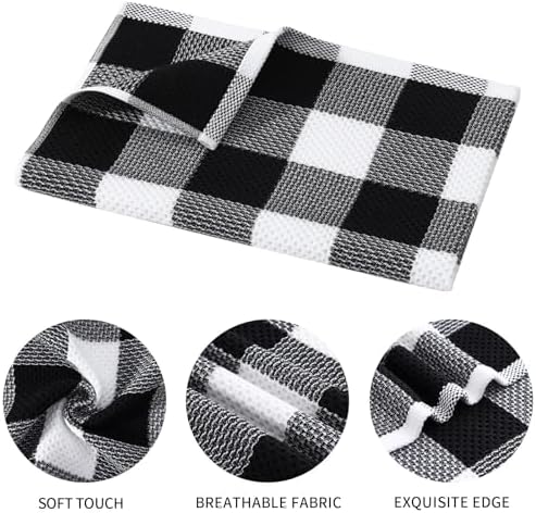 Mordimy Cotton Waffle Kitchen Towels, 4 Pack - Image 2