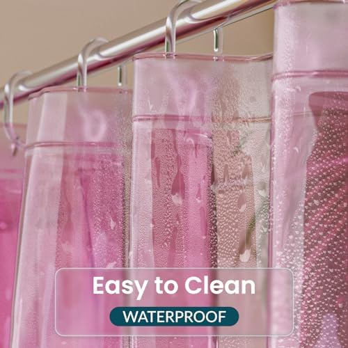 Titanker Shower Curtain Liner, Plastic Shower Liner PEVA 72 x 72 Lightweight - Image 2