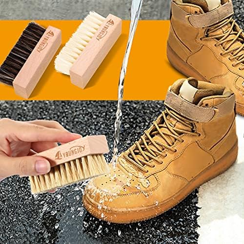 YoungJoy 3 Pieces Dual Sided Sneaker Shoe Cleaner Brush Set Shoes Clean Brush - Image 4