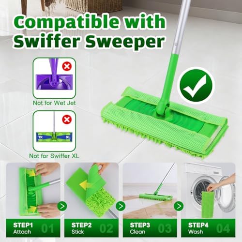 UNIMADE Reusable Microfiber Mop Pads Compatible - Image 5