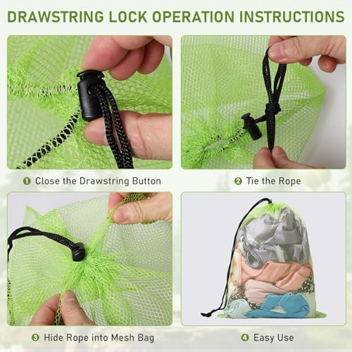 Durable Delicate 10/20/40/60/100PCS Mesh Laundry Bag - Image 3