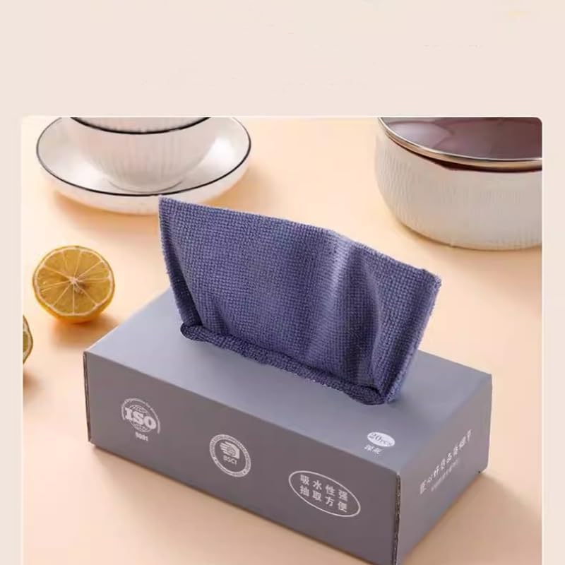 Microfiber Cleaning Cloths, Reusable Cleaning Towels in Box, Microfiber Lint - Image 4