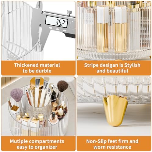 fanado 360° Rotate Makeup Brush Holder Organizer, Makeup Organizers Countertop - Image 5