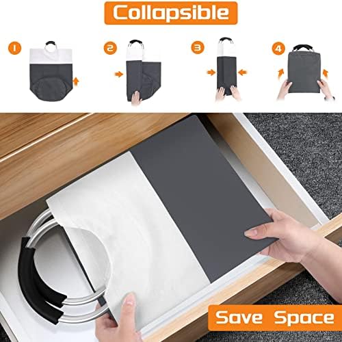 BlissTotes Laundry Basket, Laundry Hamper, Collapsible Laundry Baskets - Image 6