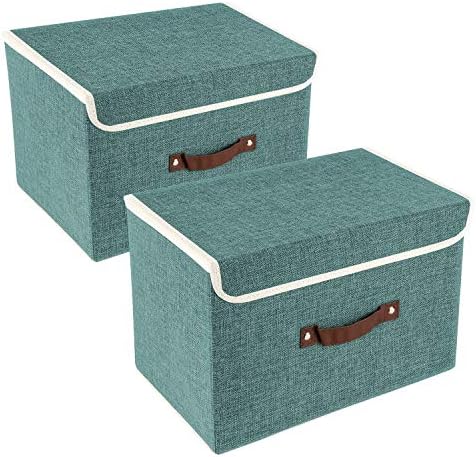 TYEERS Collapsible Storage Boxes, Washable Fabric Storage Bins by StorageOrganization