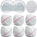 Shappy 6 Pcs Bra Washing Bag for Laundry Storage Women 7.87 Inch Pink by Shappy