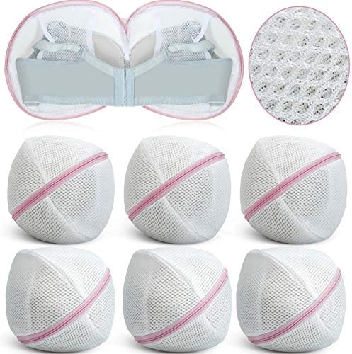 Shappy 6 Pcs Bra Washing Bag for Laundry Storage Women 7.87 Inch Pink by Shappy