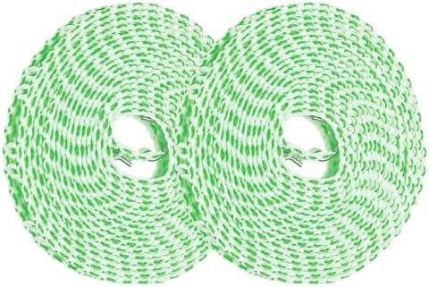 uxcell 2 Pcs Portable Travel Clothesline, 16.4ft Clothes Line Outdoors Travel by uxcell