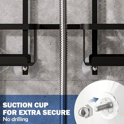Aluminum Shower Caddy Hanging for Handheld Showerheads, Never Rust Shower - Image 4