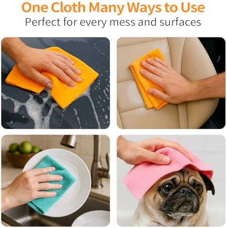Viraelive Microfiber Cleaning Cloth Roll, 50 Sheets - Image 6