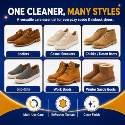 Suede Shoe Cleaner, Suede Cleaner Removes Dirt and Stains - Image 5