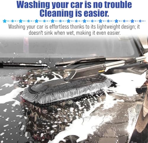 Car Duster Exterior Scratch Free, Microfiber Vehicle Dust Cleaning Brush - Image 3