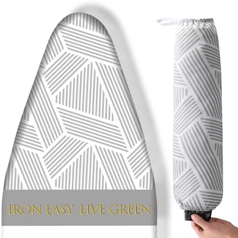 BNDX Eco-Friendly Ironing Board Cover and Pad 18" x 49" – Heat-Resistant by BNDX