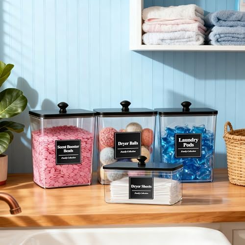 4 Pack Laundry Detergent Container Set - Image 2