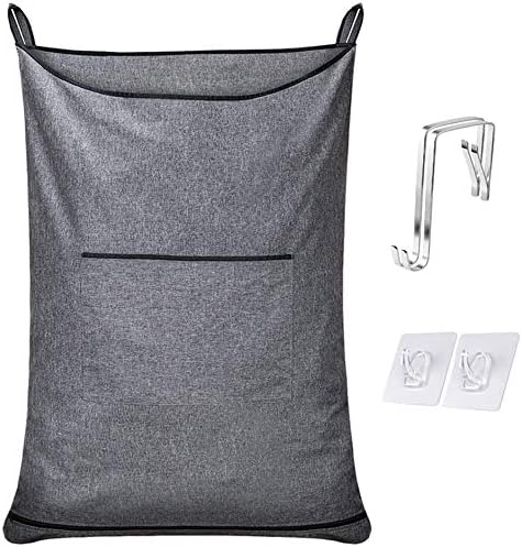 2Pcs XL Hanging Hamper, Over the Door Hamper Bag - Image 4