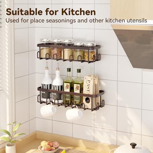 YASONIC Shower Caddy Adhesive, Rustproof Shower Organizer, Wall Shower Rack - Image 6