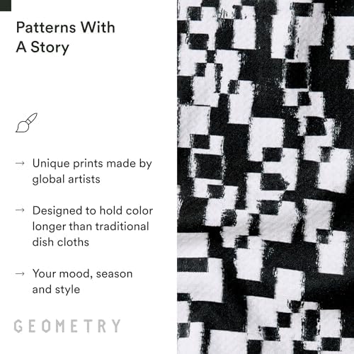 GEOMETRY Dishcloth – Evergreen Collection – Quick-Dry, Ultra-Absorbent - Image 5