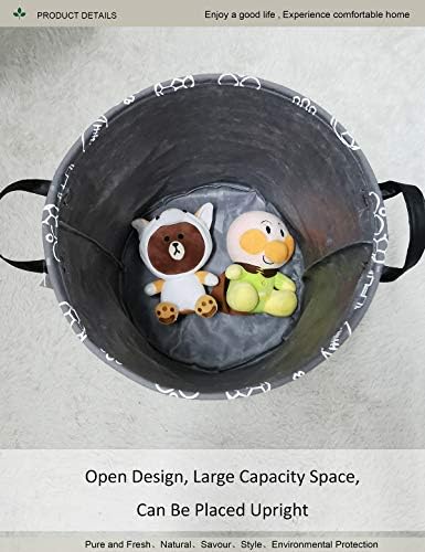 Round collapsible Large Sports Ball Laundry Hamper - Image 5