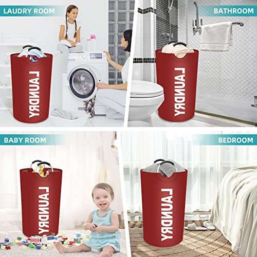 90L Large Laundry Basket, Dirty Clothes Waterproof Laundry Hamper - Image 6