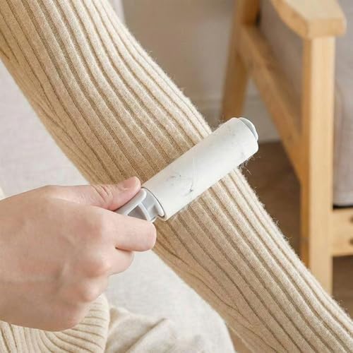 Mini Travel Lint Roller with 150 Sticky Sheets, Compact Portable Pet Hair - Image 4