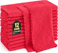Homaxy 12 Pack Super Soft Absorbent Dish Cloths by Homaxy
