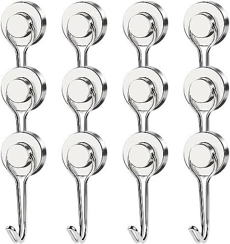 MIKEDE Magnetic Hooks Heavy Duty 40LB+ Swivel Swing Strong Magnet Hook by MIKEDE